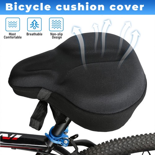 Silicone large wide bike seat - large,